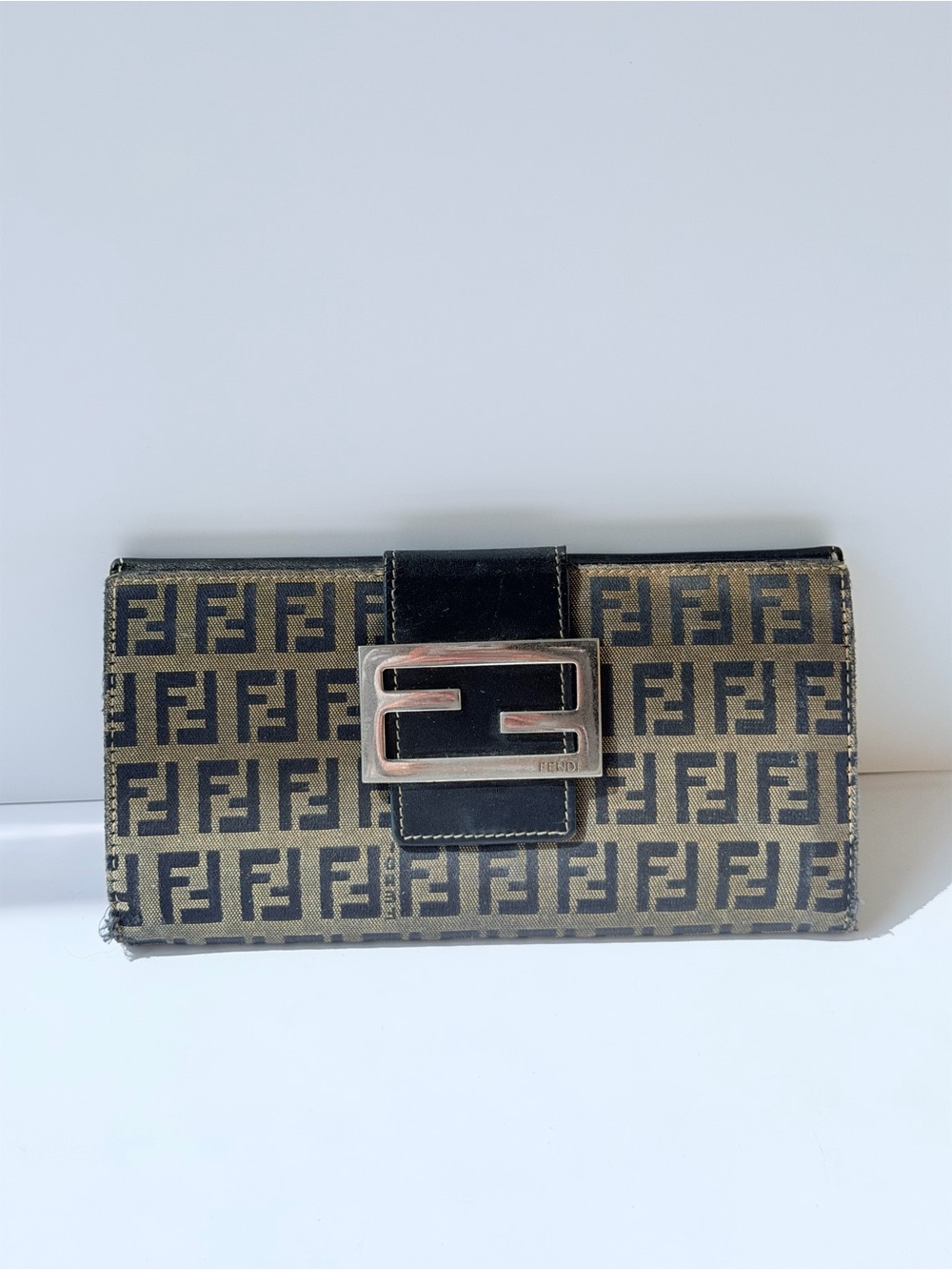 Fendi Zucchino Forever Continental Wallet